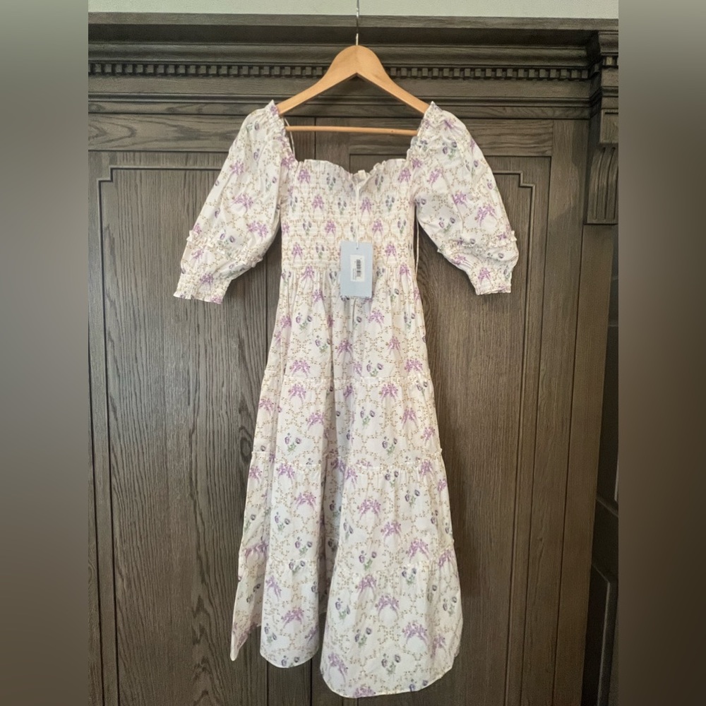 Hill House Bridgerton Nesli Trellis Dress